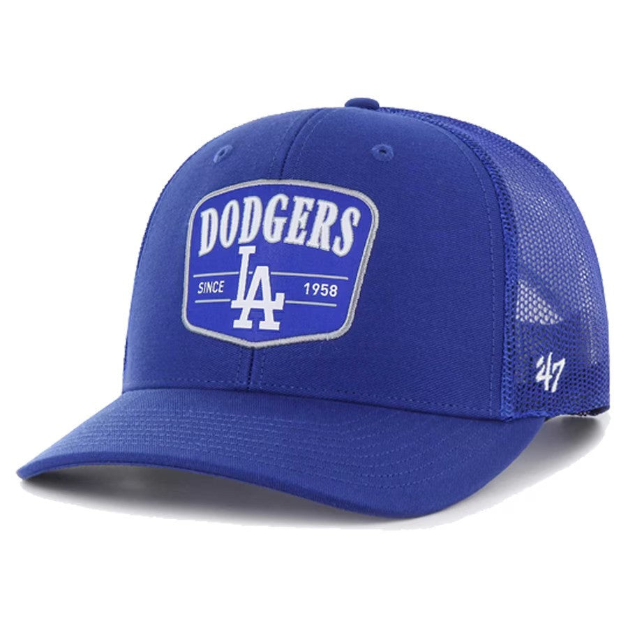 Los Angeles Dodgers ’47 Squad Trucker Adjustable Hat – Royal (USA Stock) - UKASSNI