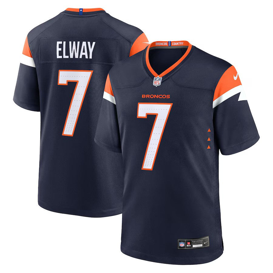 John Elway Denver Broncos Nike Alternate Retired Player Game Jersey - Navy - UKASSNI