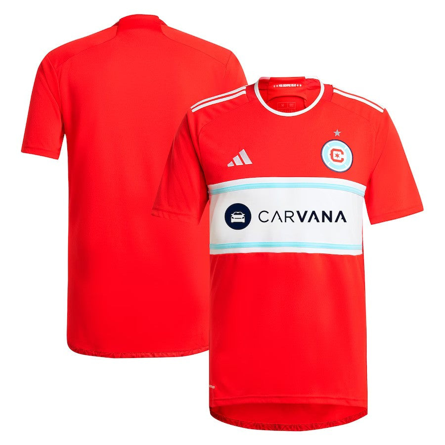 Chicago Fire MLS adidas 2024 Return to Red Replica Jersey – Red (USA Stock) - UKASSNI