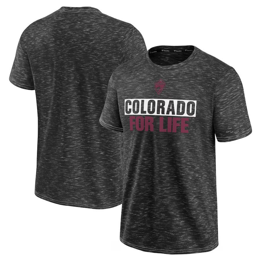 Colorado Rapids Fanatics Branded T-Shirt - Charcoal - UKASSNI