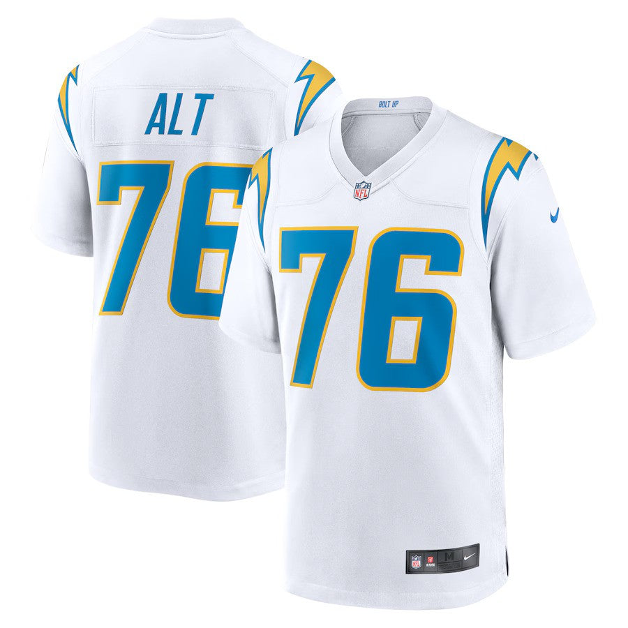 Joe Alt Los Angeles Chargers Nike 2024 NFL Draft First Round Pick Player Game Jersey - White - UKASSNI
