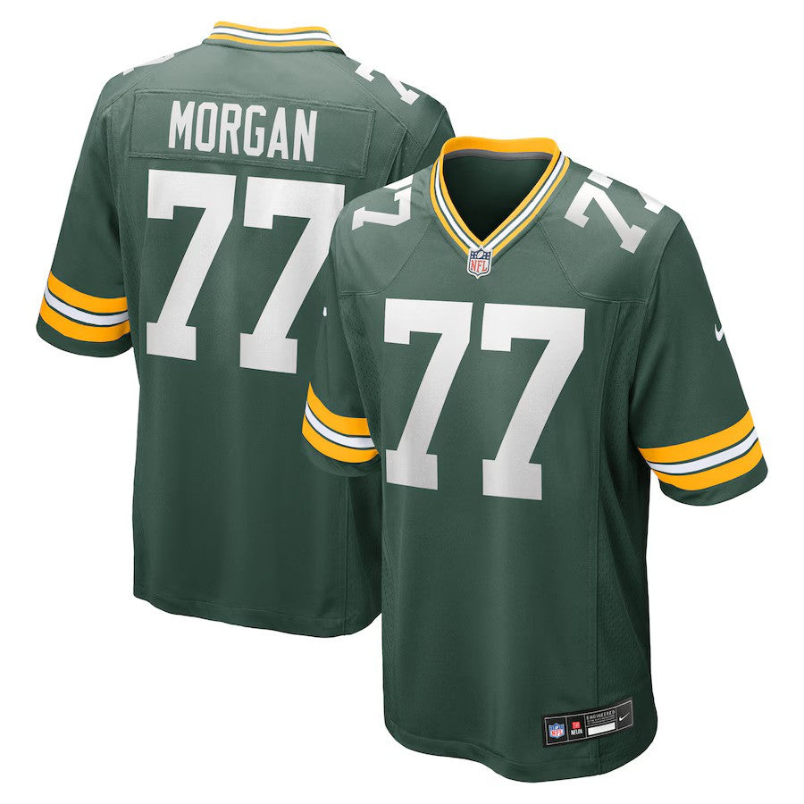 Jordan Morgan Green Bay Packers Nike 2024 NFL Draft First Round Pick Player Game Jersey - Green - UKASSNI