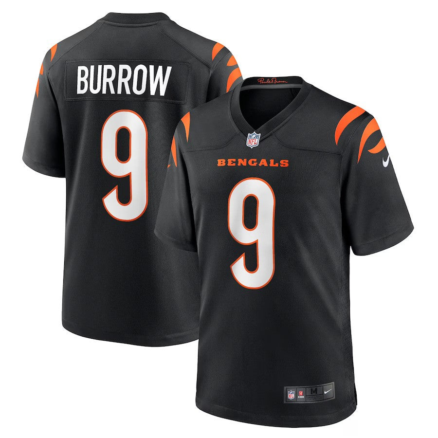 Joe Burrow NFL Cincinnati Bengals Nike Player Game Jersey – Black (USA Stock) - UKASSNI