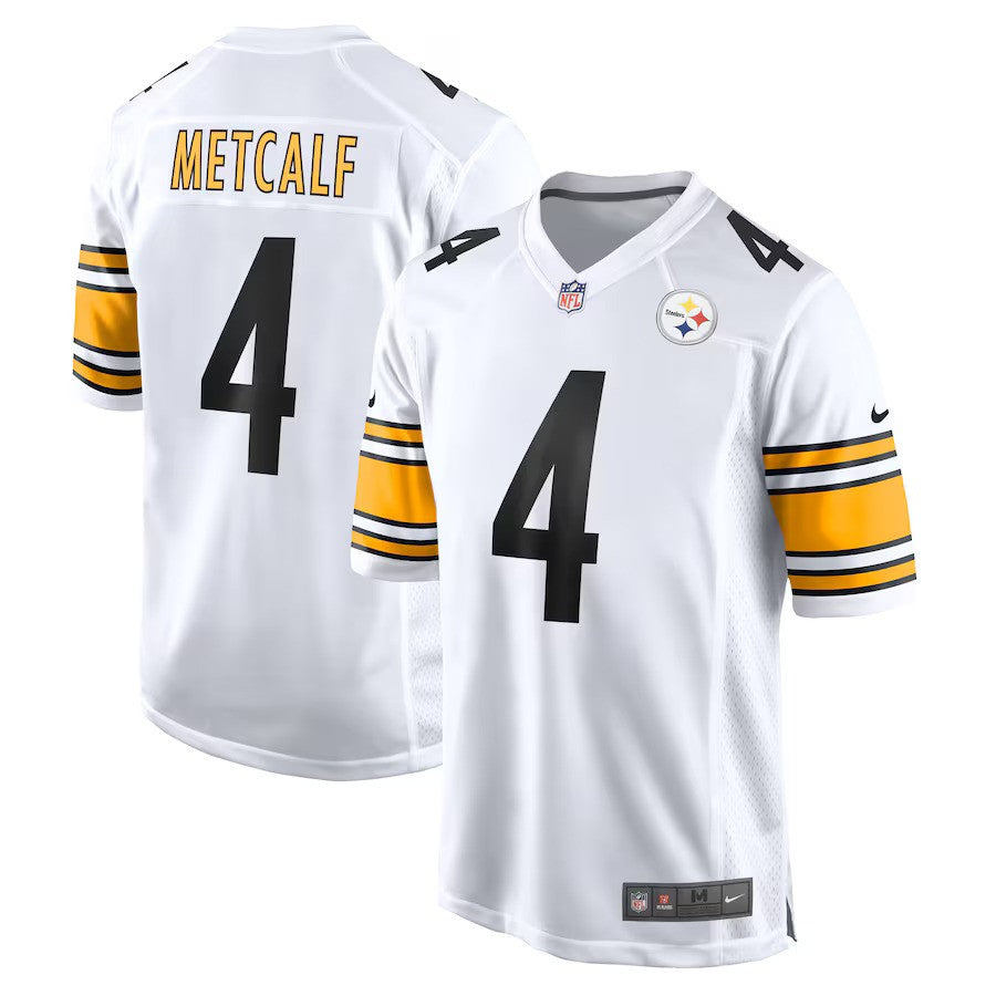 DK Metcalf NFL Pittsburgh Steelers Nike Game Player Jersey – White (USA Stock) - UKASSNI