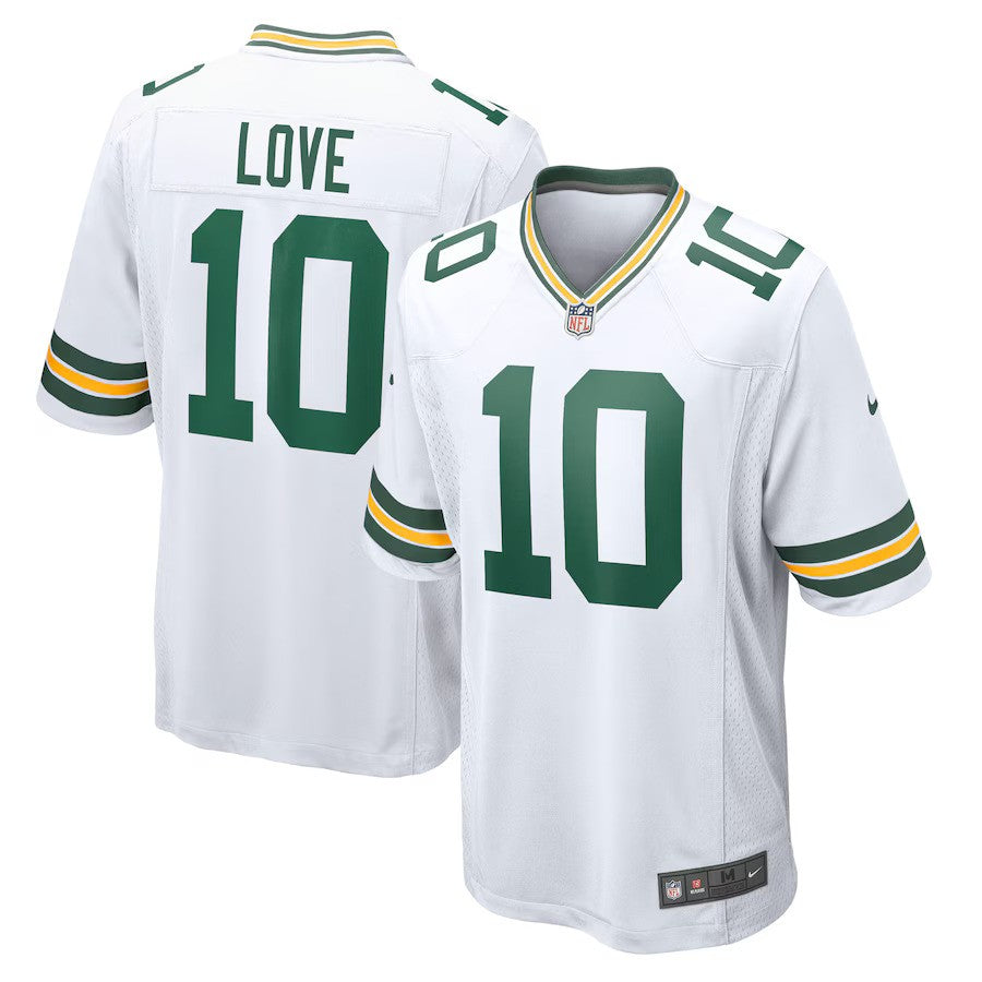 Jordan Love NFL Green Bay Packers Nike Game Jersey - White - UKASSNI
