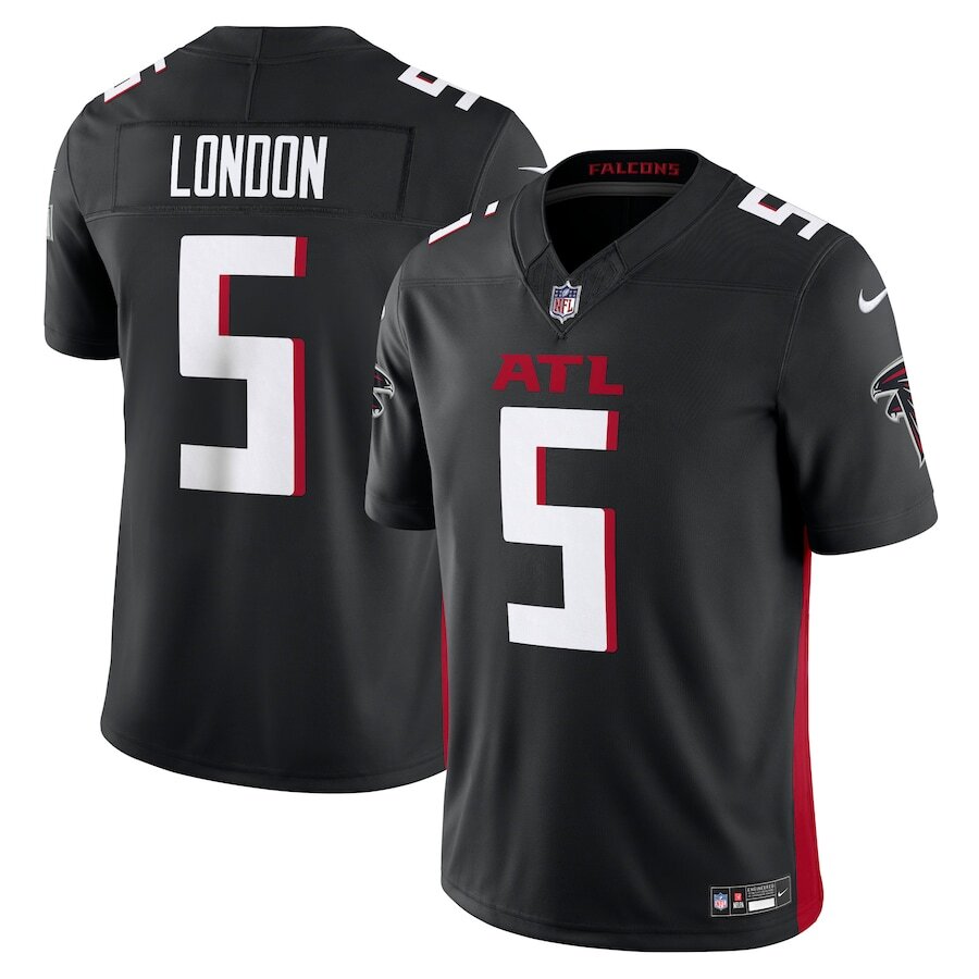 Drake London Atlanta Falcons Nike Vapor F.U.S.E. Limited Jersey - Black - UKASSNI