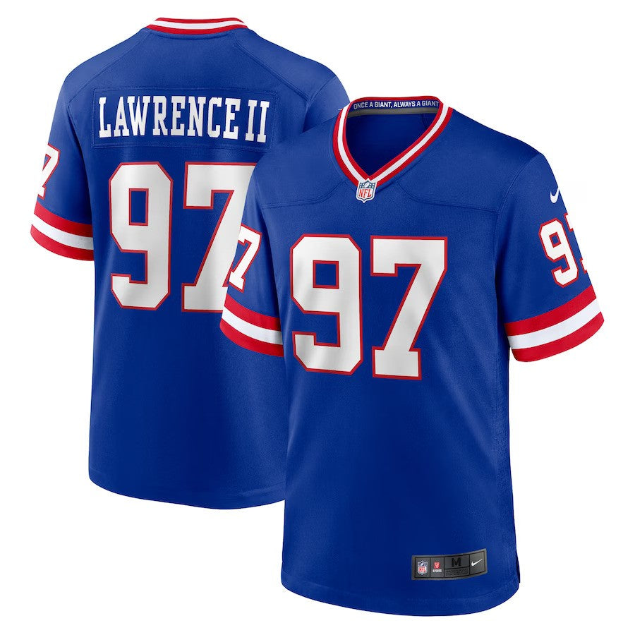Dexter Lawrence II New York Giants Nike Classic Game Player Jersey - Royal - UKASSNI