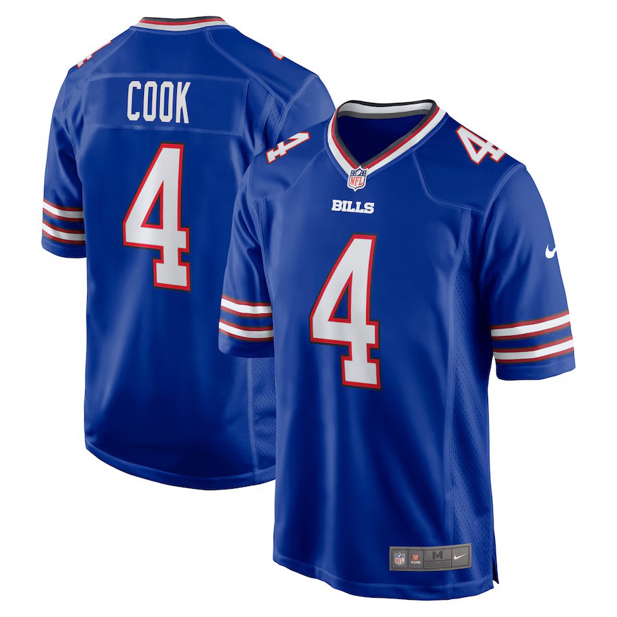 James Cook NFL Buffalo Bills Nike Game Player Jersey – Royal (USA Stock) - UKASSNI