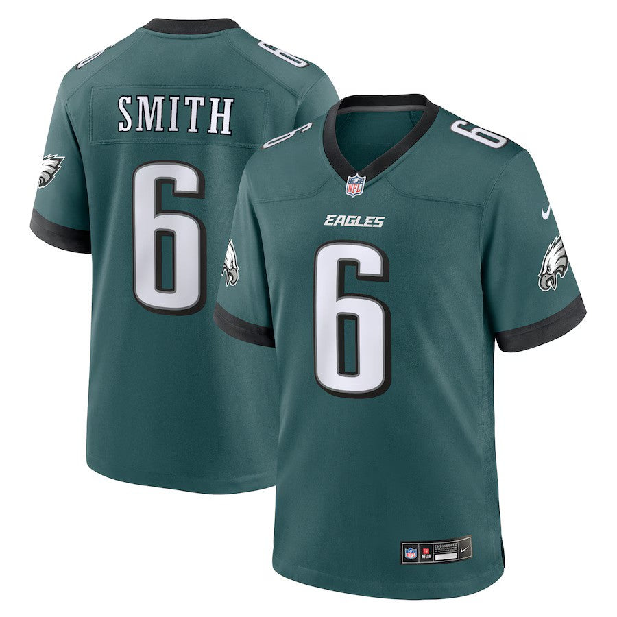 DeVonta Smith NFL Philadelphia Eagles Nike Team Game Jersey – Midnight Green (USA Stock) - UKASSNI