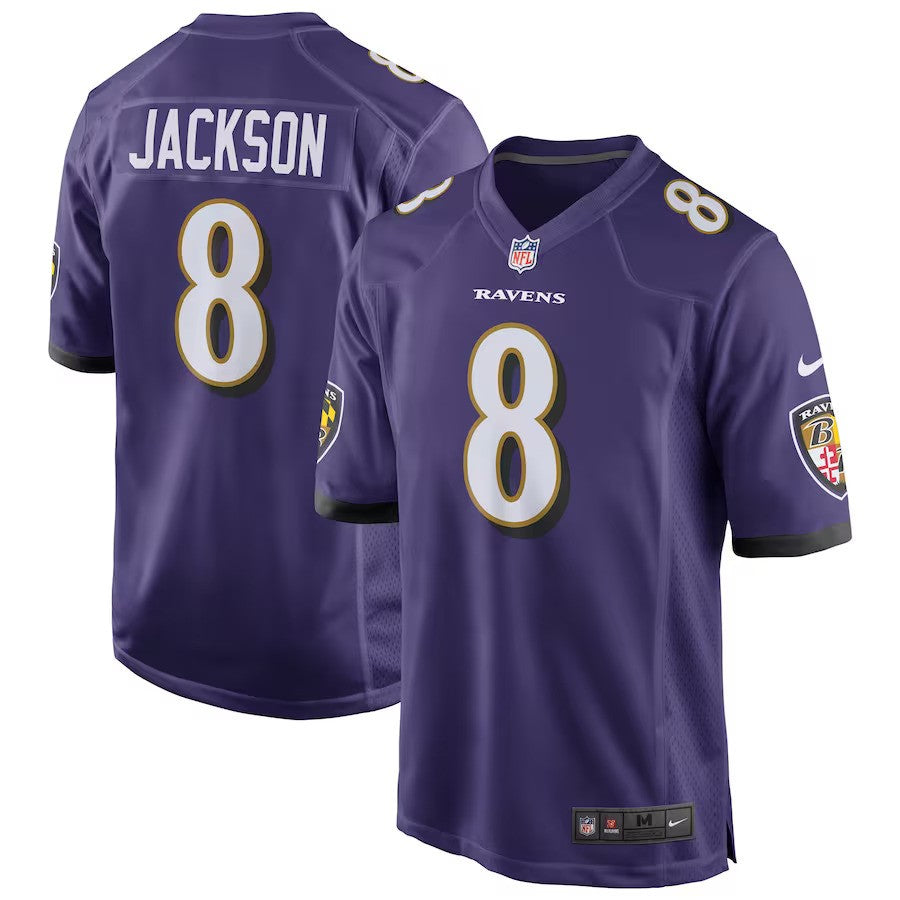 Lamar Jackson NFL Baltimore Ravens Nike Game Jersey – Purple (USA Stock) - UKASSNI