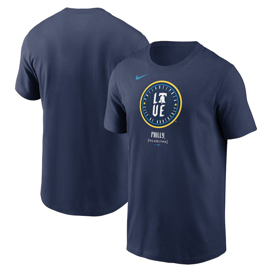 Philadelphia Phillies Nike 2024 City Connect Large Logo T-Shirt - Navy - UKASSNI