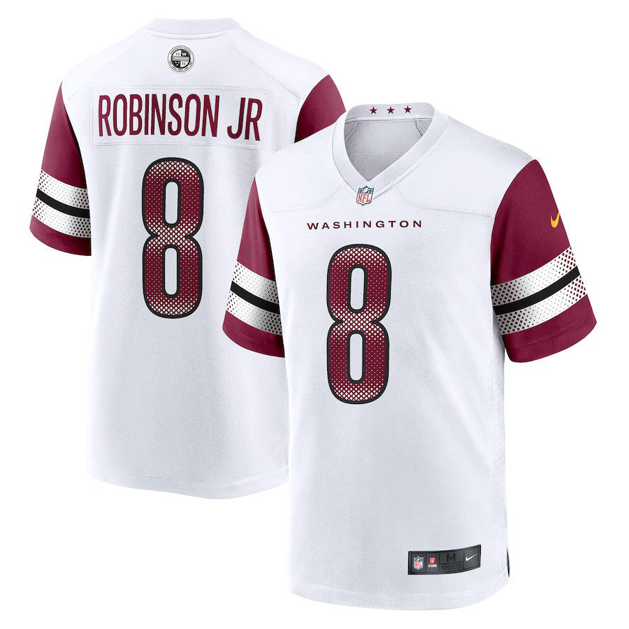 Brian Robinson Jr. Washington Commanders NFL Nike Away Game Player Jersey – White (USA Stock) - UKASSNI