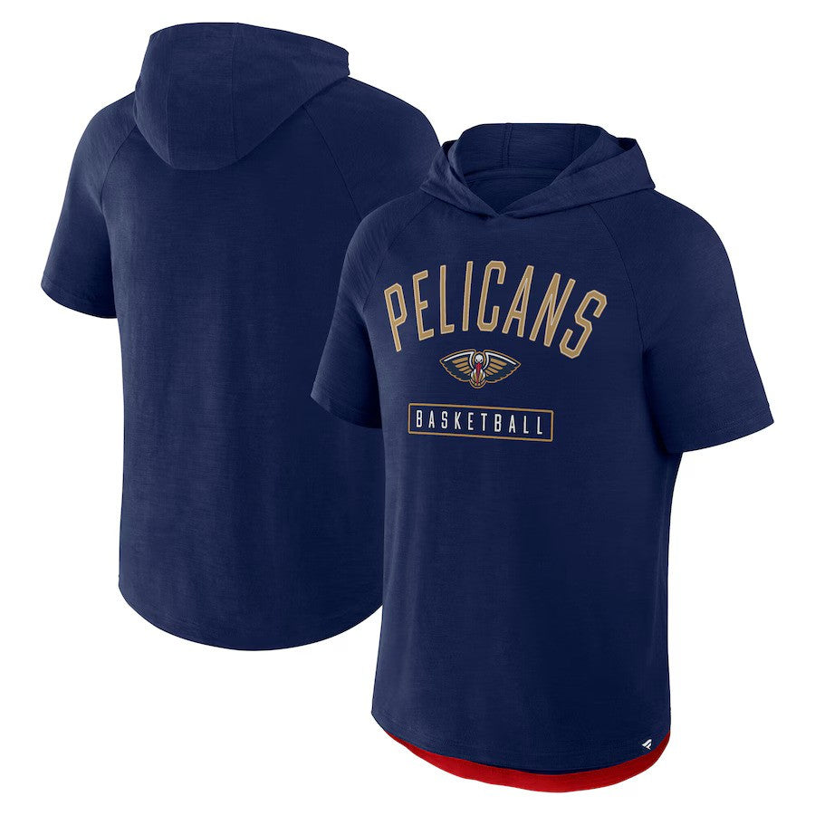 New Orleans Pelicans NBA Fanatics Pass Legend Hooded T-Shirt – Athletic Navy (USA Stock) - UKASSNI