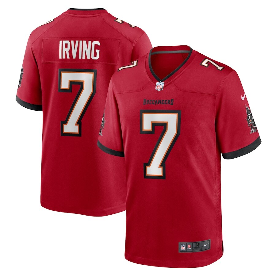 Bucky Irving NFL Tampa Bay Buccaneers Nike Game Jersey – Red (USA Stock) - UKASSNI