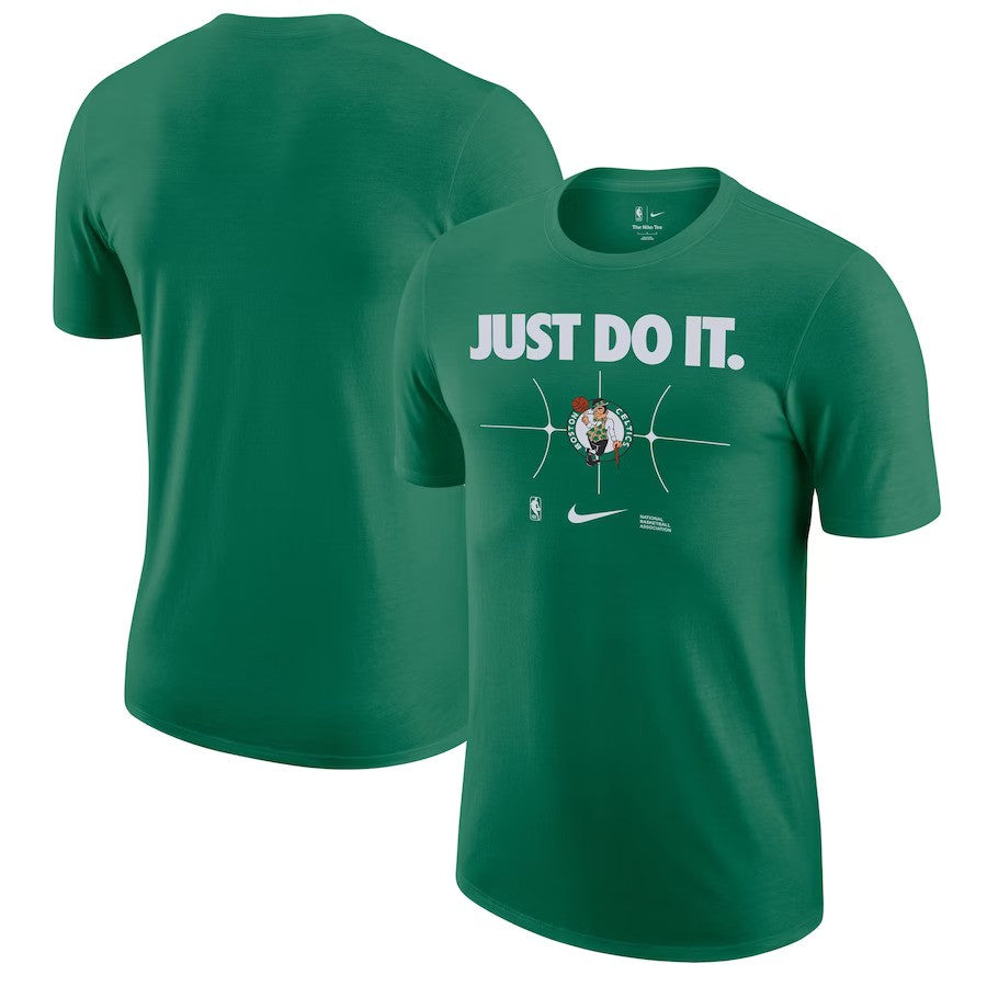 Boston Celtics Nike Just Do It T-Shirt - Kelly Green - UKASSNI
