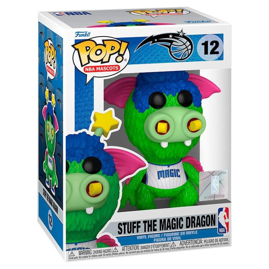 Orlando Magic Funko Pop! Stuff The Magic Dragon #12 Vinyl Figure (USA Stock) - UKASSNI