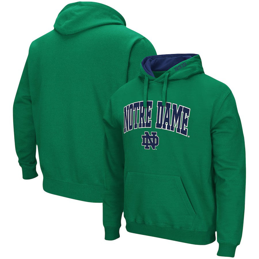 Notre Dame Fighting Irish NCAA Colosseum Arch Logo 3.0 Pullover Hoodie – Green XL (UK Stock) - UKASSNI