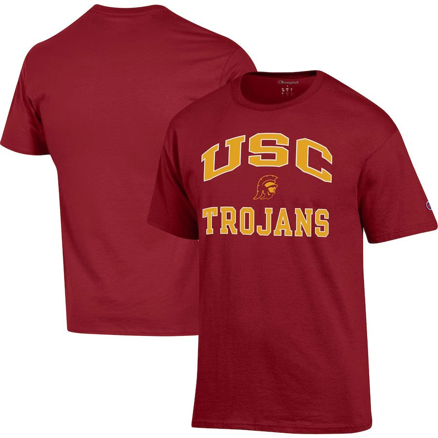 USC Trojans Champion High Motor T-Shirt - Cardinal - UKASSNI