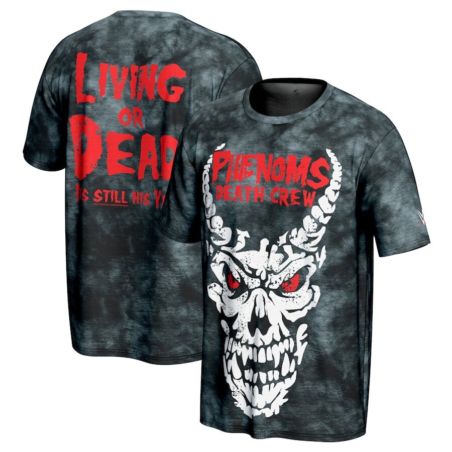 The Undertaker WWE ProSphere Phenom’s Death Crew T-Shirt – Grey (USA Stock) - UKASSNI
