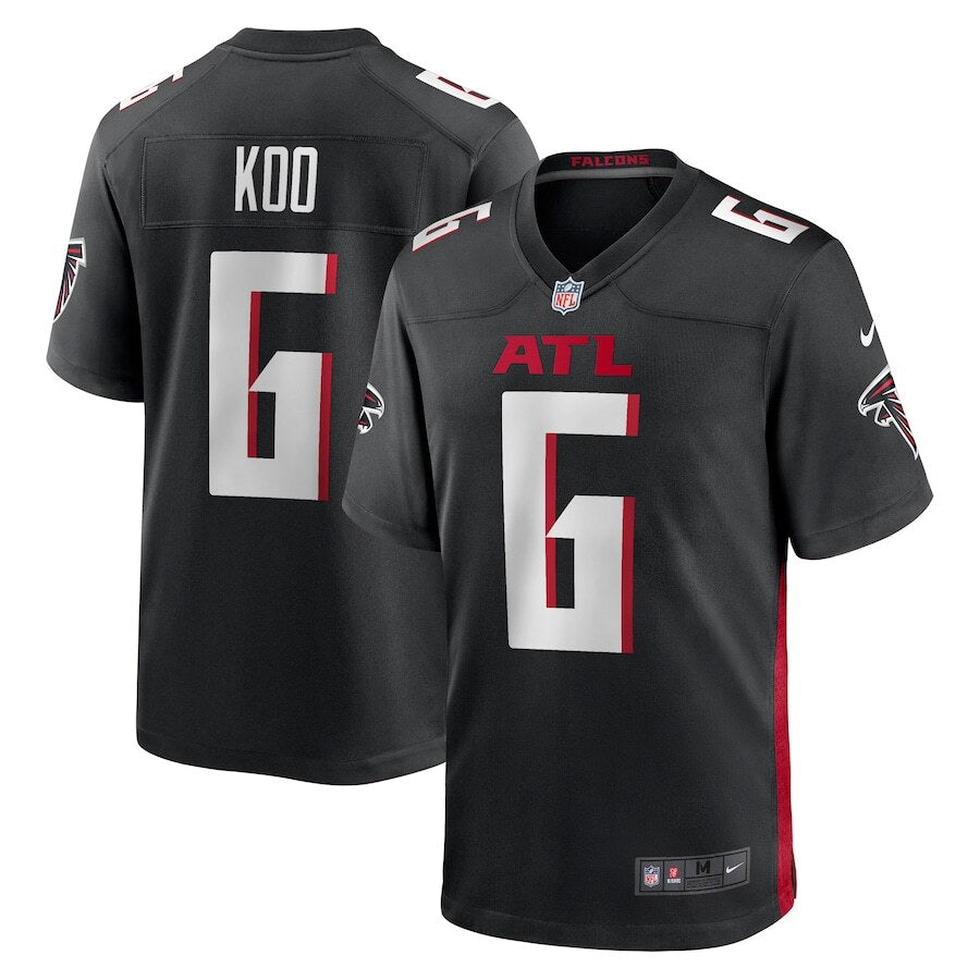 Younghoe Koo NFL Atlanta Falcons Nike Team Game Jersey Black (USA Stock) - UKASSNI