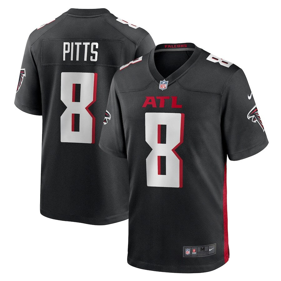 Kyle Pitts NFL Atlanta Falcons Nike Game Jersey Black (USA Stock) - UKASSNI
