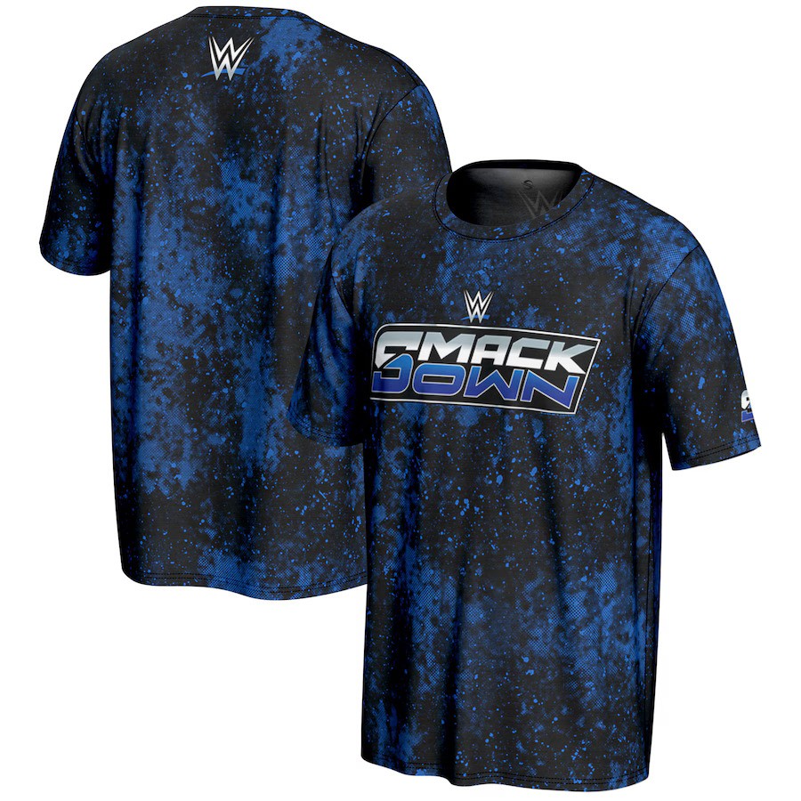 ProSphere WWE UK XL SmackDown T-Shirt – Black (UK Stock) - UKASSNI