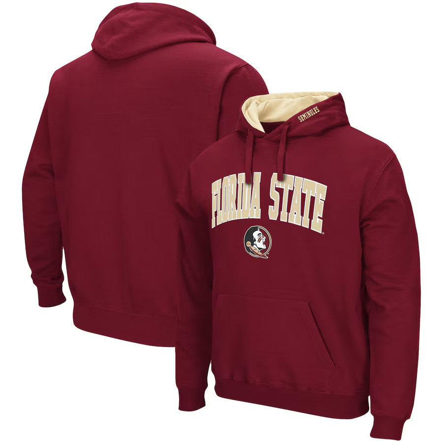 Florida State Seminoles NCAA Colosseum Arch & Logo 3.0 Pullover Hoodie - Garnet - UKASSNI