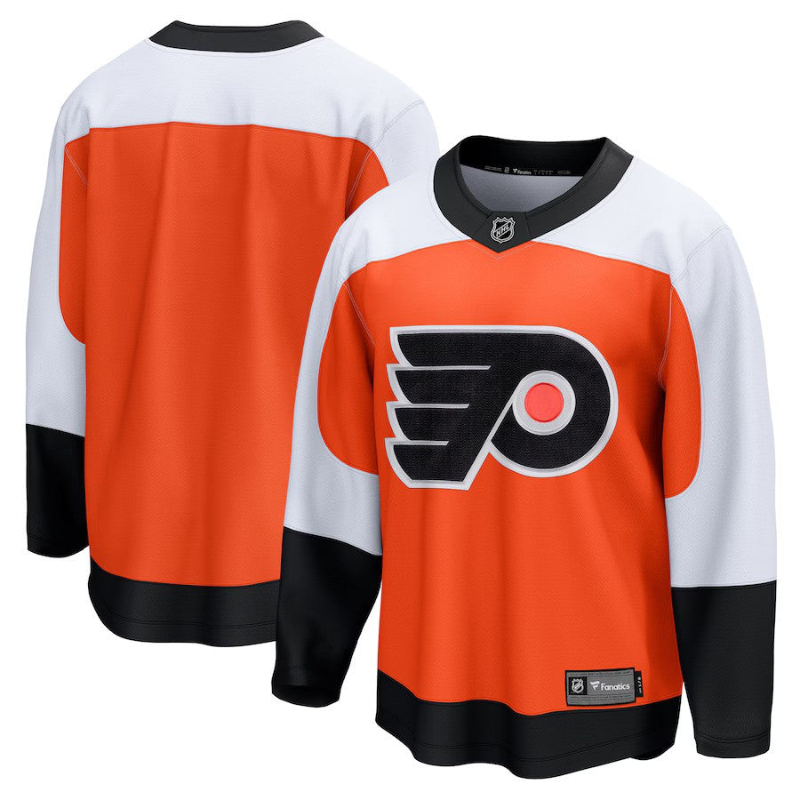 Philadelphia Flyers NHL Fanatics Home Premier Breakaway Jersey – Burnt Orange (USA Stock) - UKASSNI