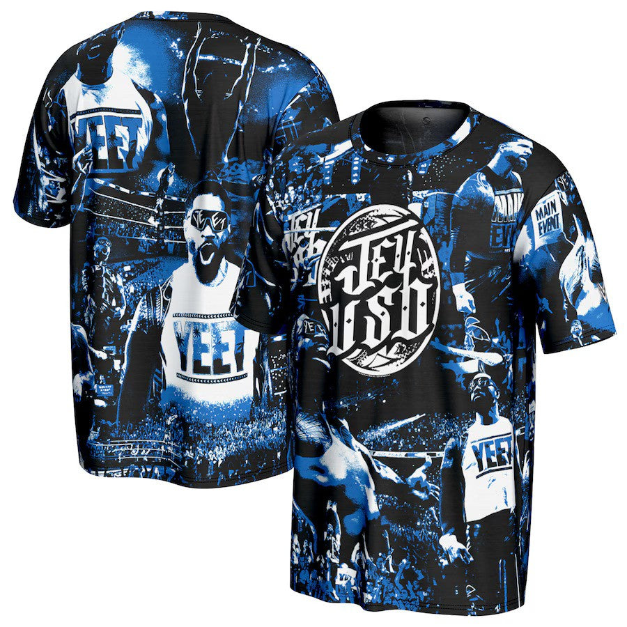 Jey Uso WWE ProSphere Youth Crowd T-Shirt - Black - UKASSNI