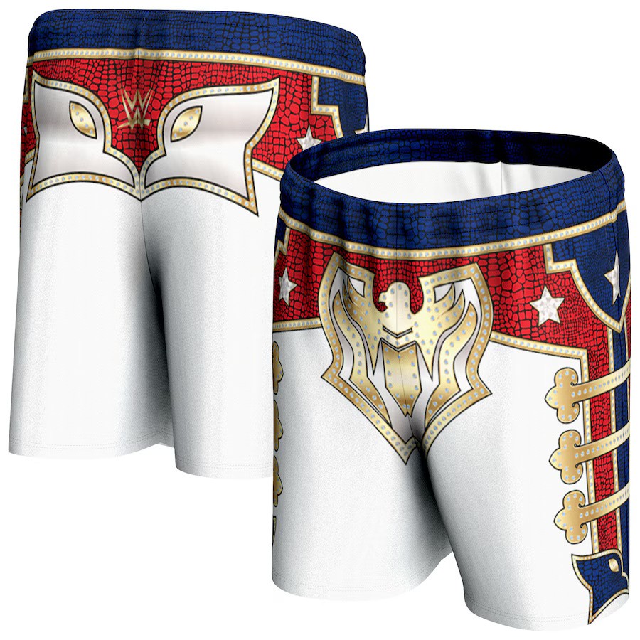 Cody Rhodes WWE ProSphere WrestleMania 40 Entrance Shorts – White (USA Stock) - UKASSNI