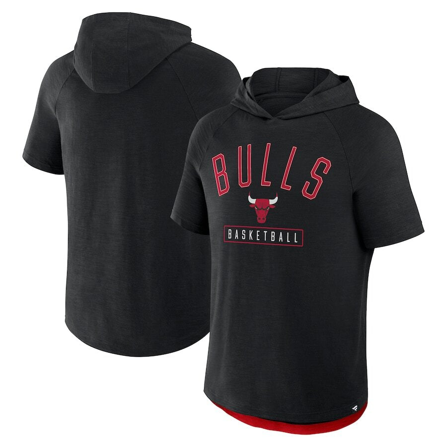 Chicago Bulls Fanatics Pass Legend Hooded T-Shirt – Black (USA Stock) - UKASSNI