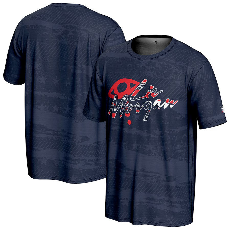 Liv Morgan ProSphere Americana T-Shirt – Navy (USA Stock) - UKASSNI