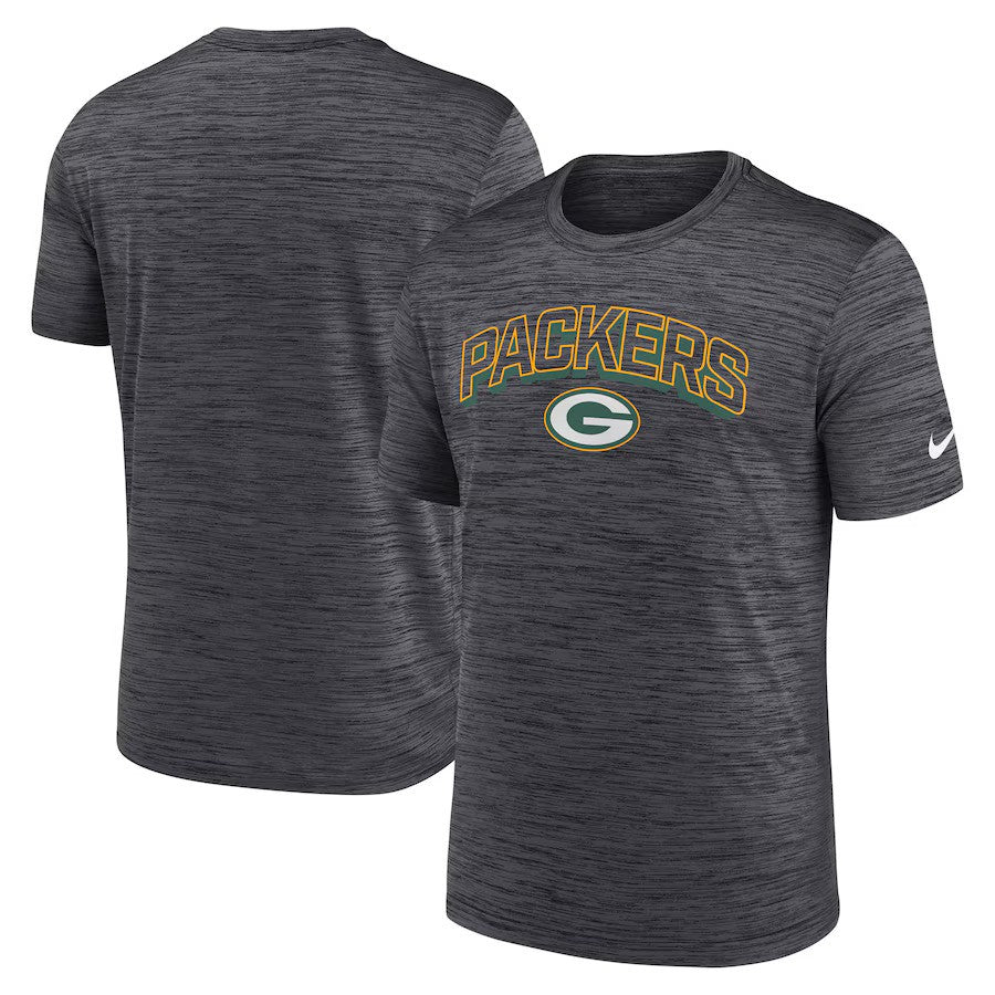 Green Bay Packers Nike NFL Primetime Velocity Dri-FIT T-Shirt – Charcoal (USA Stock) - UKASSNI