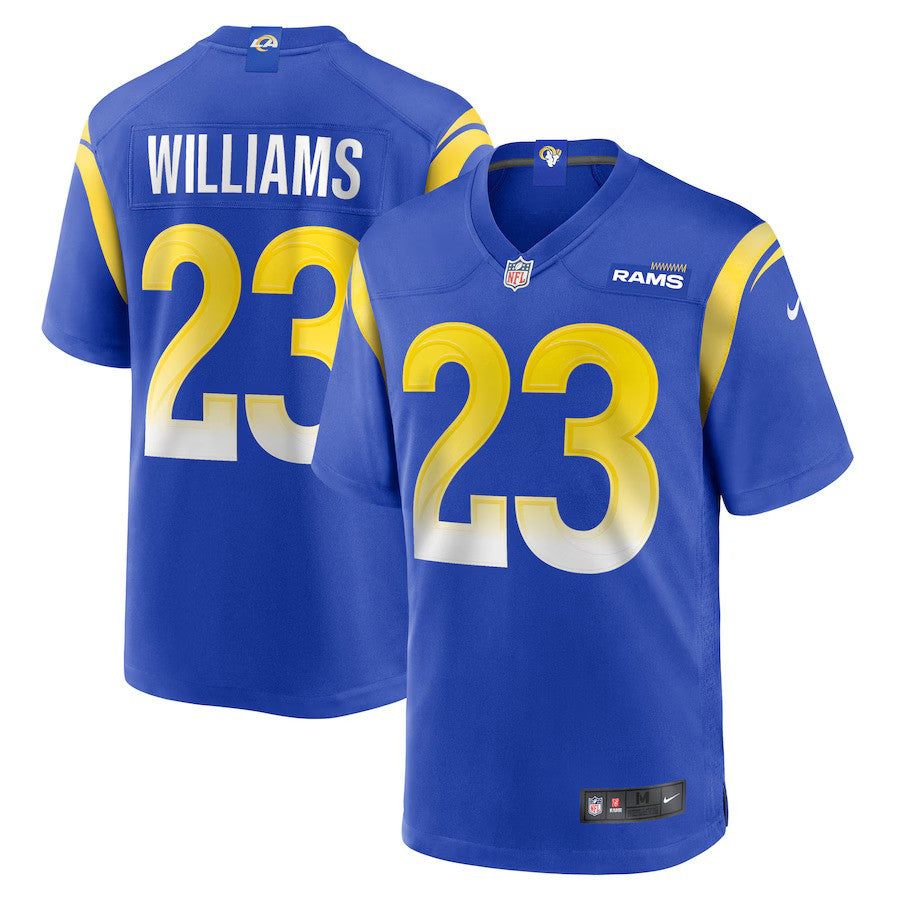 Kyren Williams NFL Los Angeles Rams Nike Game Player Jersey Royal (USA Stock) - UKASSNI