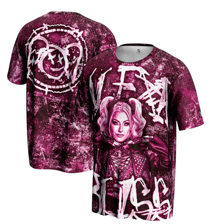 Alexa Bliss WWE ProSphere Superstar T-Shirt – Pink (USA Stock) - UKASSNI