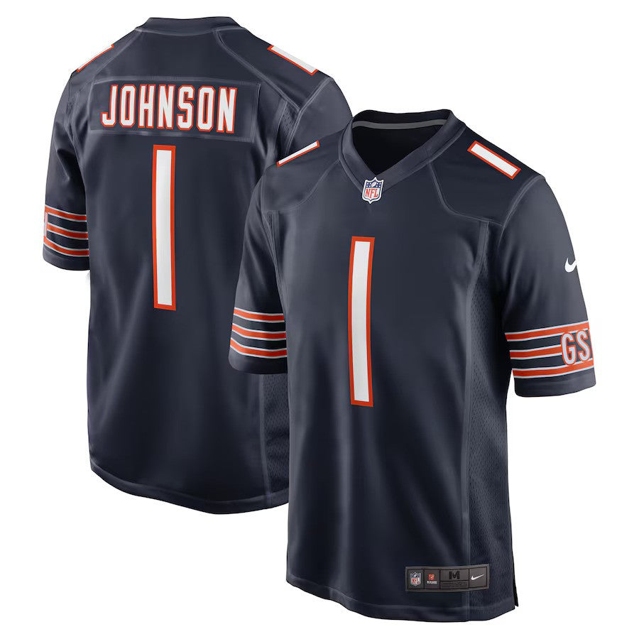 Jaylon Johnson NFL Chicago Bears Nike Game Jersey – Navy (USA Stock) - UKASSNI