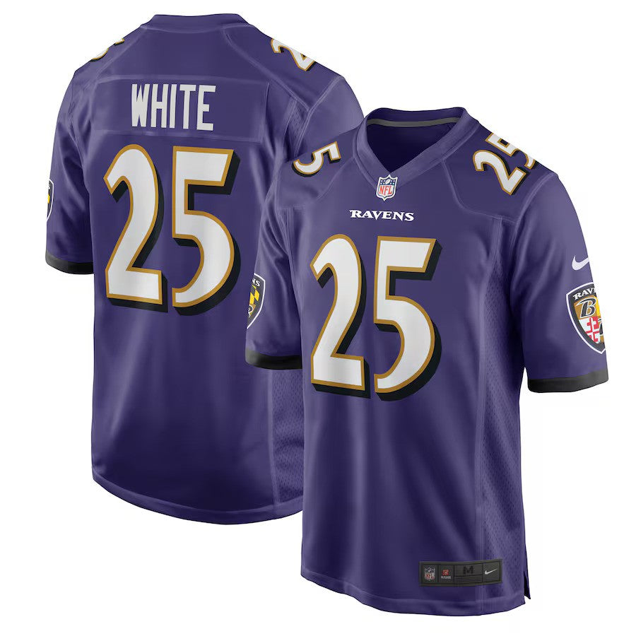 Tre'Davious White NFL Baltimore Ravens Nike Team Game Jersey - Purple - UKASSNI