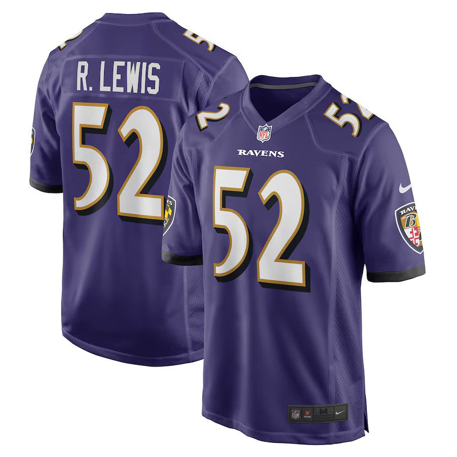 Ray Lewis NFL Baltimore Ravens Nike Retired Player Jersey - Purple - UKASSNI