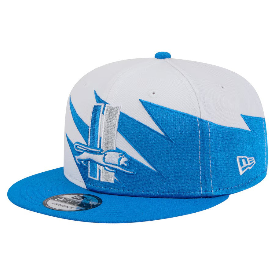 Detroit Lions New Era Throwback Jagged 9FIFTY Snapback Hat – Blue (USA Stock) - UKASSNI