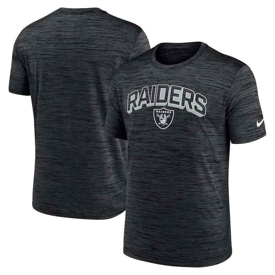 Las Vegas Raiders Nike NFL Primetime Velocity Dri-FIT T-Shirt – Black (USA Stock) - UKASSNI