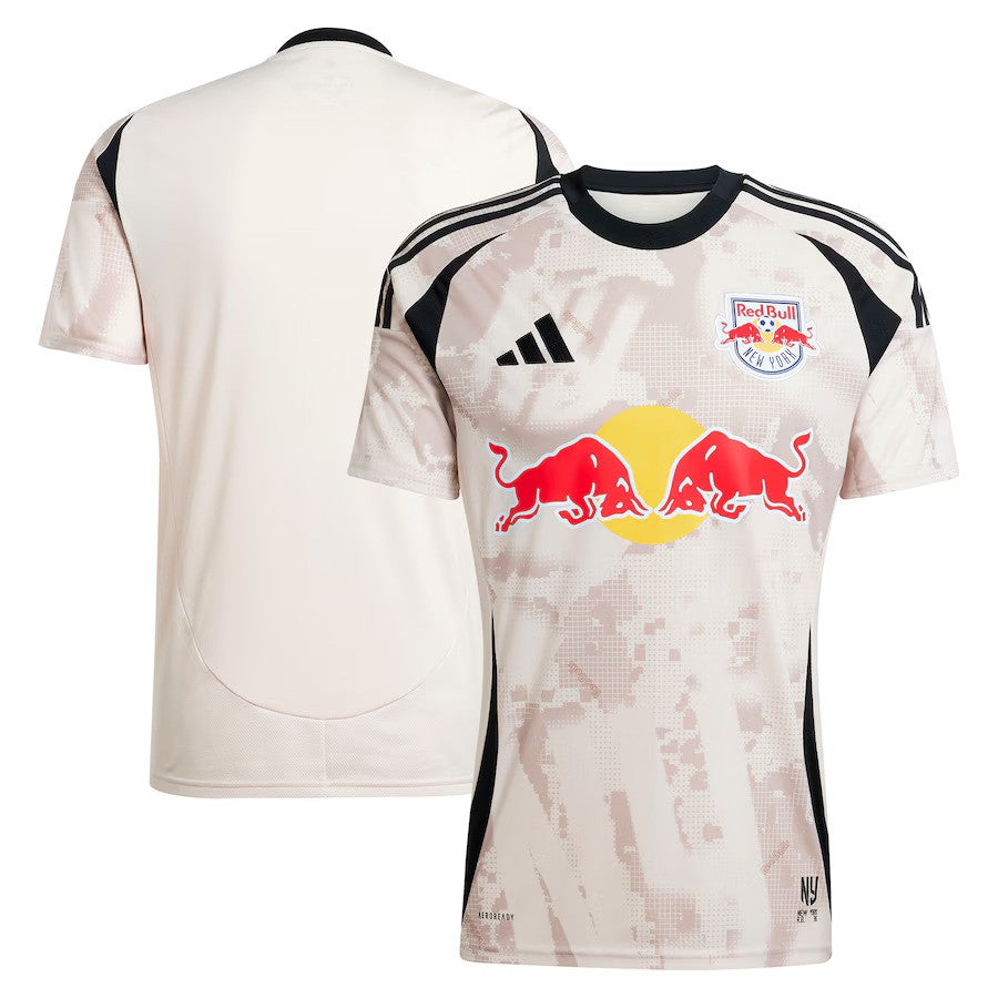 New York Red Bulls MLS adidas 2025 Stone Kit Replica Jersey – Tan (USA Stock) - UKASSNI