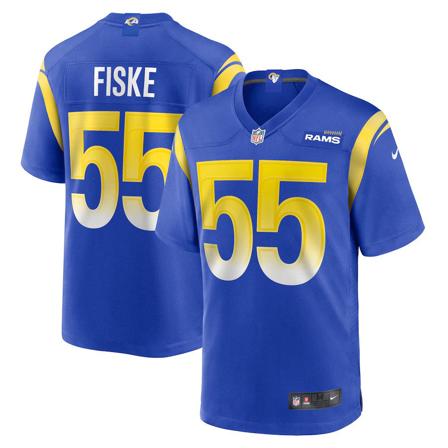 Braden Fiske NFL Los Angeles Rams Nike Team Game Jersey Royal (USA Stock) - UKASSNI