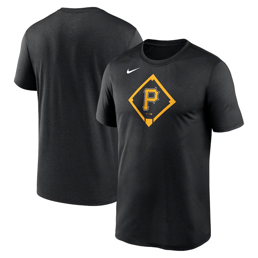 Pittsburgh Pirates MLB Nike Icon Legend Performance T-Shirt - Black - UKASSNI