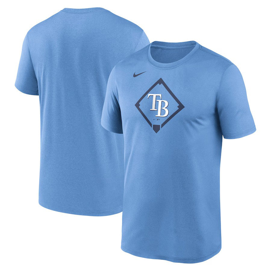 Tampa Bay Rays MLB Nike Icon Legend Performance T-Shirt - Light Blue - UKASSNI