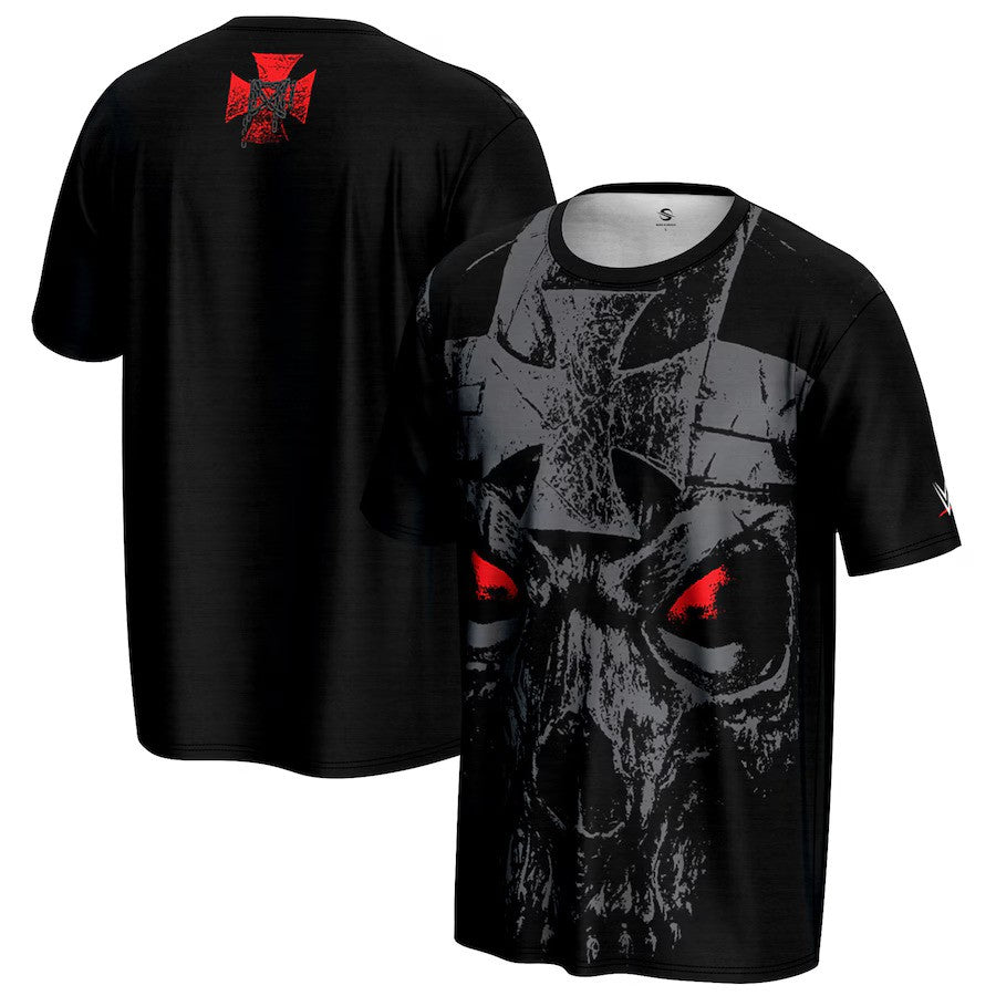 Triple H WWE ProSphere Skull King Eyes T-Shirt – Black (USA Stock) - UKASSNI