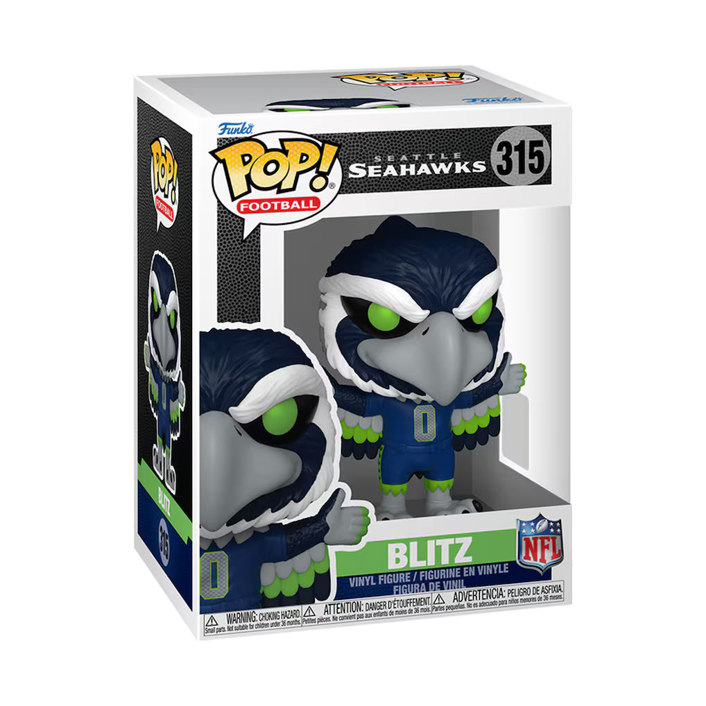 Seattle Seahawks Blitz NFL Funko Pop! Vinyl Figure (UK Stock)