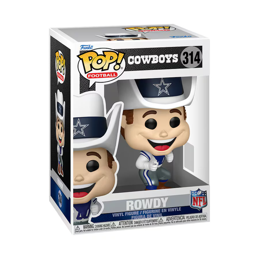 Rowdy Dallas Cowboys Funko Pop! Vinyl Figure (USA Stock)