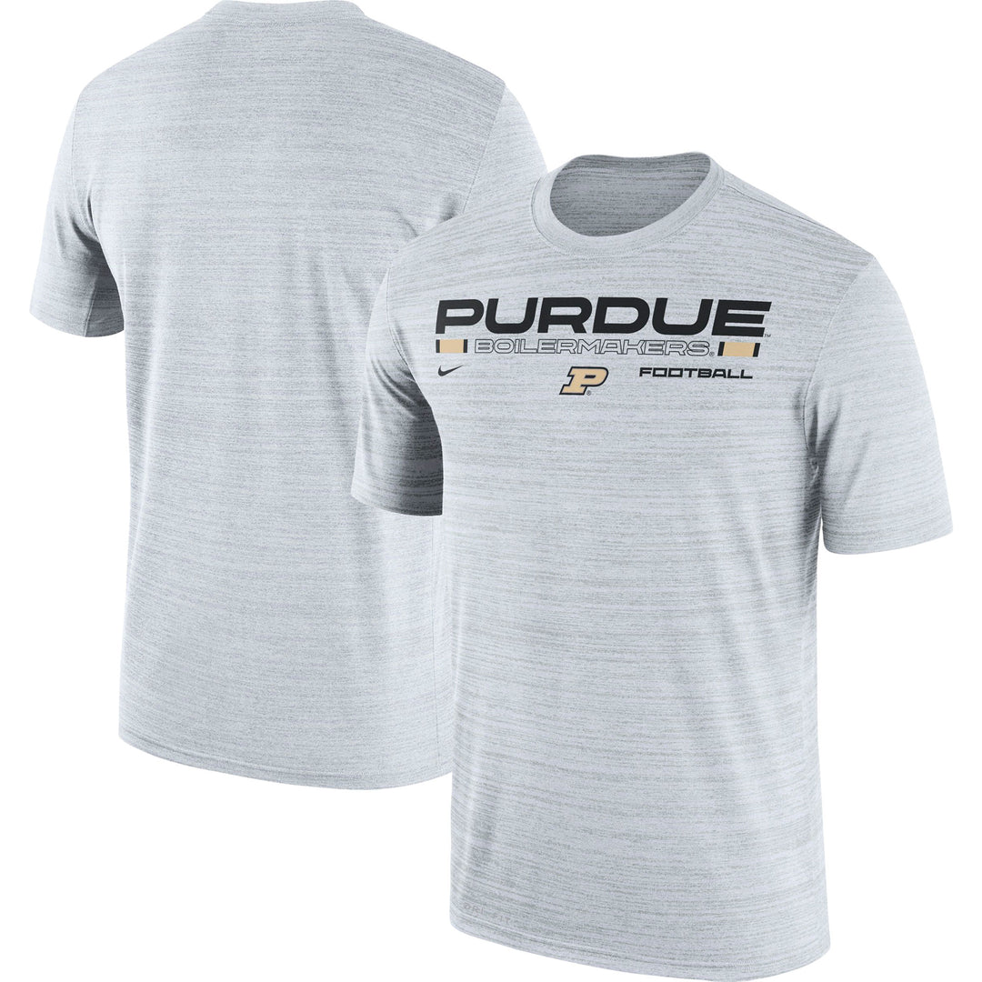 Purdue Boilermakers NCAA UK Nike Sideline Velocity Space-Dye Performance T-Shirt - UKASSNI