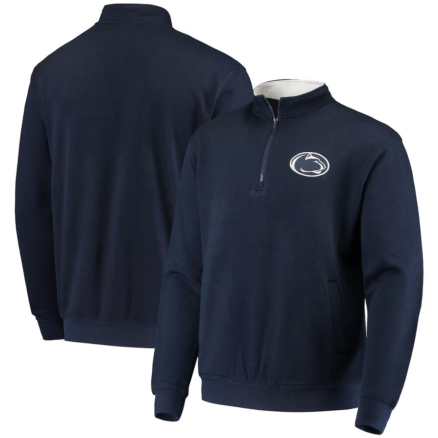 Penn State Nittany Lions NCAA Colosseum Tortugas Quarter-Zip Jacket – Navy (USA Stock)