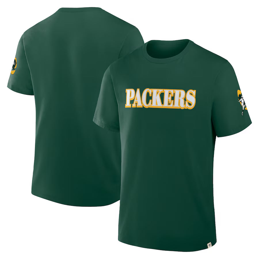 Green Bay Packers Fanatics Elevated Classic Legacy T-Shirt - (USA Stock)